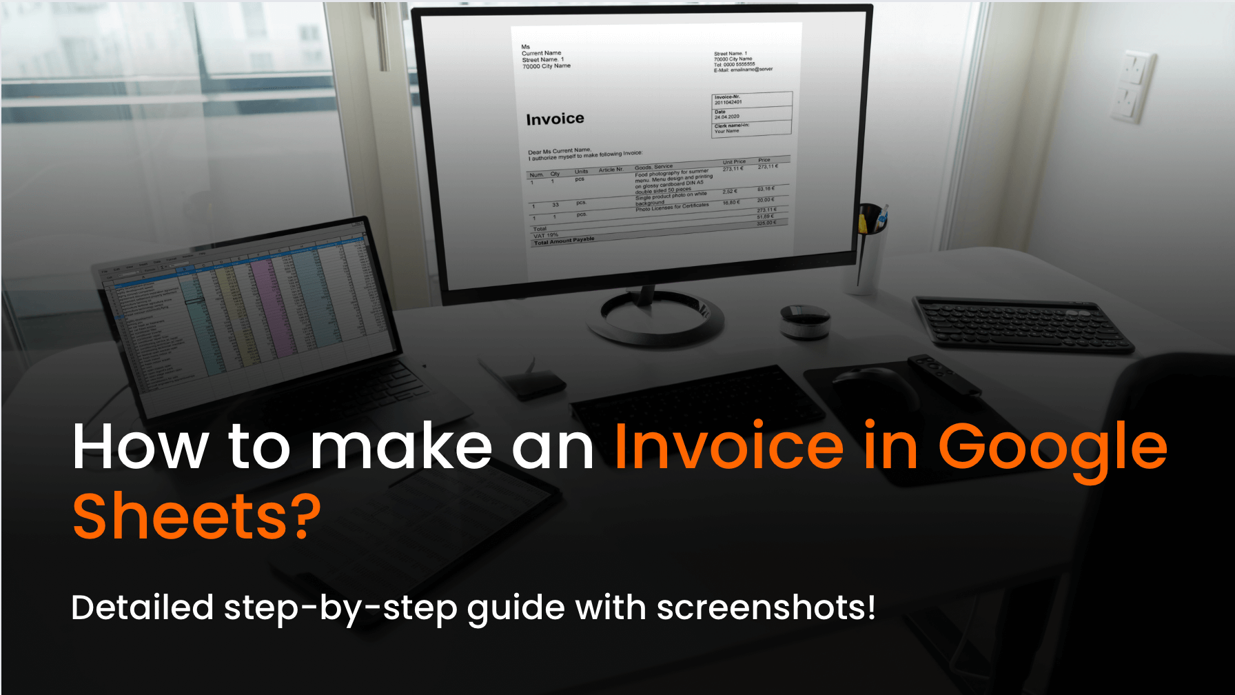 How To Make An Invoice In Google Sheet Steps With Screenshots